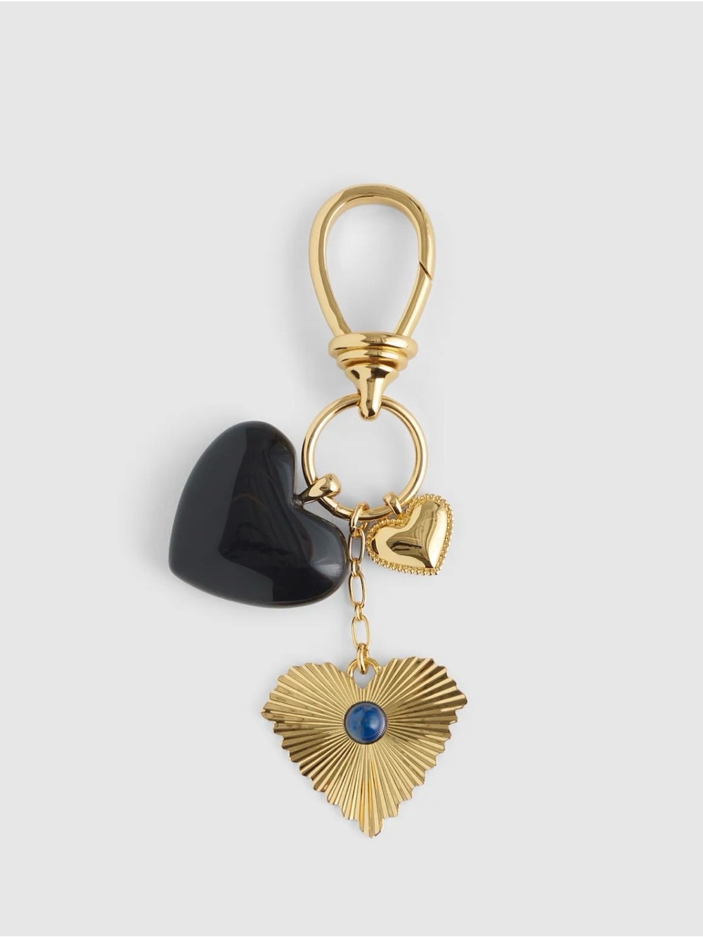 Madewell Cluster Heart Bag Charm